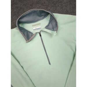 Columbia Womens Fleece Pullover 1/4 Zip Long Sleeve Top Athletic L